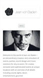 Mobile Screenshot of jeanvonbaden.com