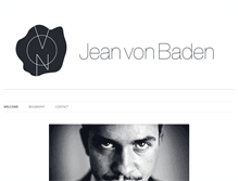 Tablet Screenshot of jeanvonbaden.com